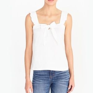 NWT jcrew ruffle trim tank top